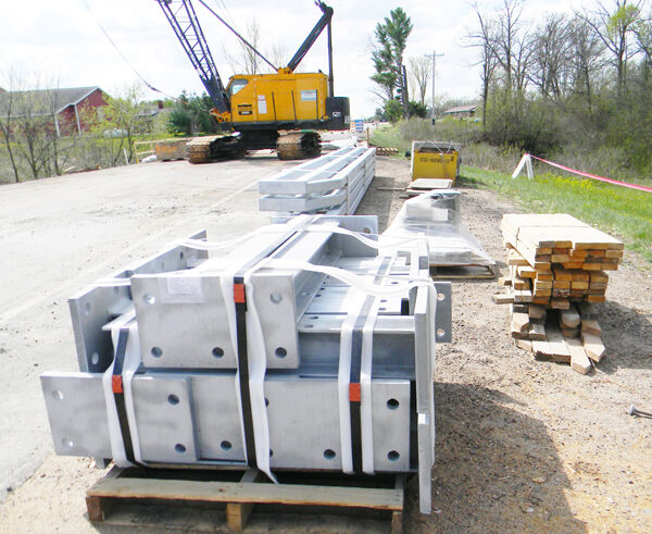 Bridge deck poured over Sumner creek